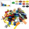 150PCS DIY Model Smooth Thin Building Blocks MOC Multicolour Toy Parts Bulk Figures Flat Tile Bricks Educational Children Toys