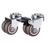 2” Heavy Duty Swivel Caster Wheels with 8.2mm Holes Locking Replacement Casters for Industrial,Machinery,Furniture Set of 4