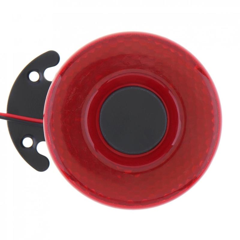 12V / 24V 15W 105dB Reversing Accessories Buzzer Horn Auto Warning Back Up Car Reversing Alarm Speaker Siren with Light