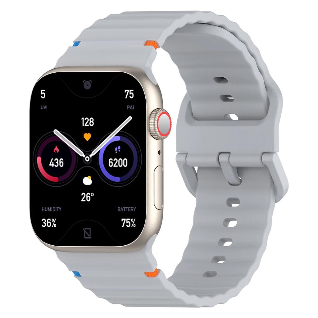 Силиконовый ремешок для Apple Watch Ultra Band 49 мм 46 мм 45 мм 42 мм 44 мм 40 мм 41 мм correa bracelet belt iWatch series 10 9 8 6 7 5 SE