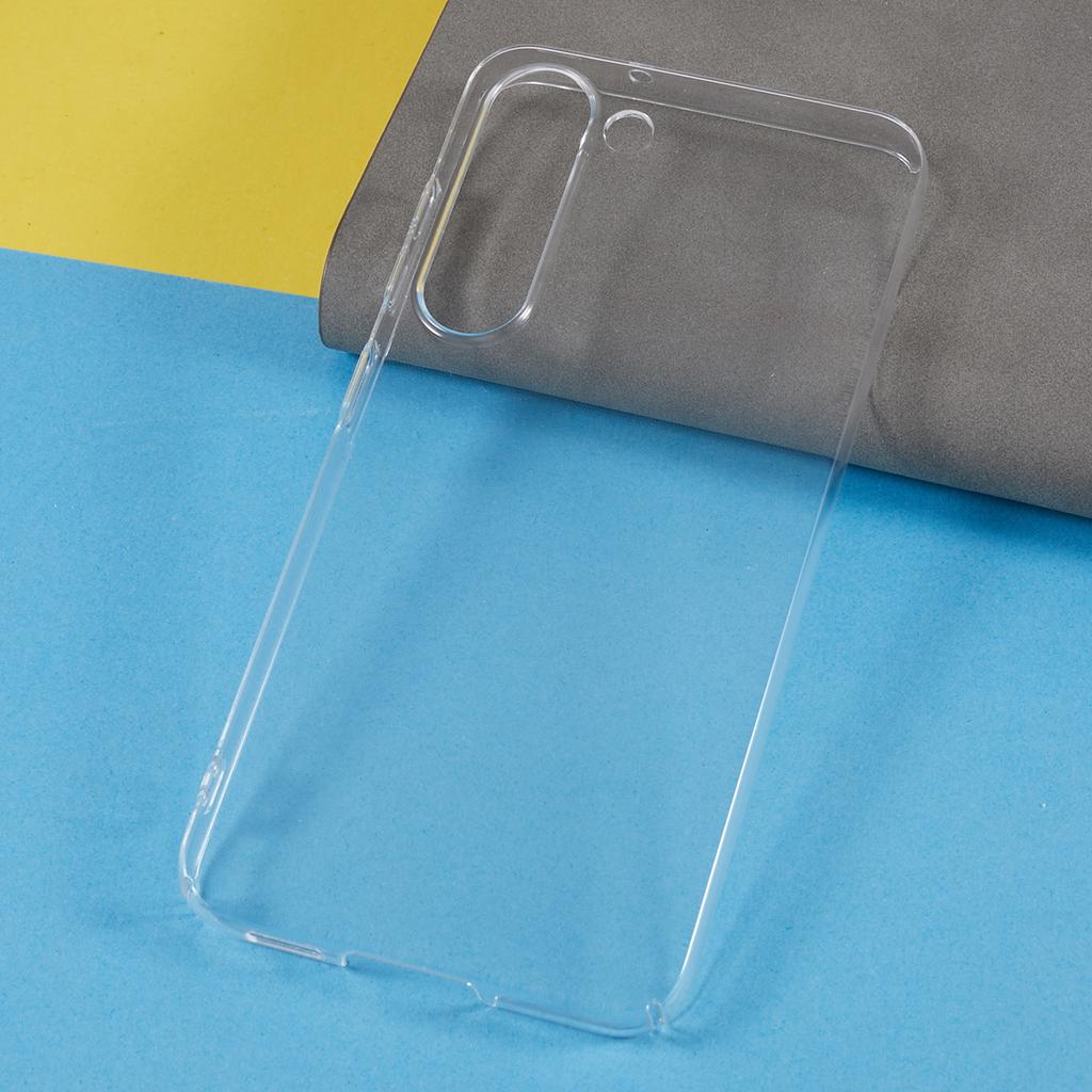 Для смартфона Samsung Galaxy S21 FE 5G Чехол Жесткий пластик Пылезащитный HD Прозрачная задняя крышка телефона