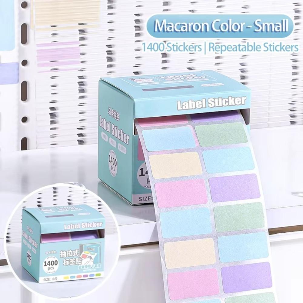 400/1400 шт. Моранди цветные выдвижные липкие заметки для письма индексные этикетки наклейки с именами студенческие подарки