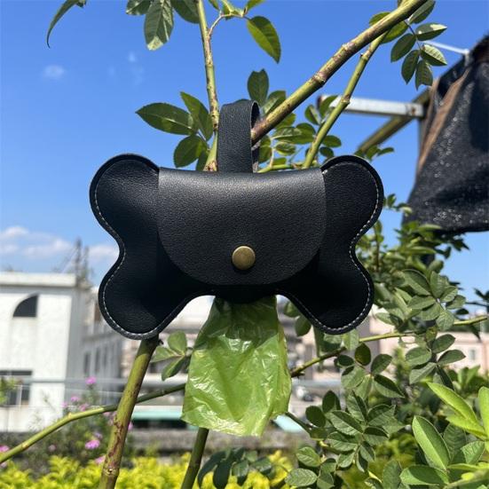 1 Set Pet Poop Bag Dispenser Convenient Dog Poop Pickup Bag Organizer Compact Pet Waste Bag Holder for Outdoor