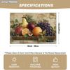 4pcs/6pcs Placemats Suitable for Indoor Dining Table Decor - Apple Pear Orange Grape Blueberry Fruit Table, Rectangular Kitchen Table Protectors with