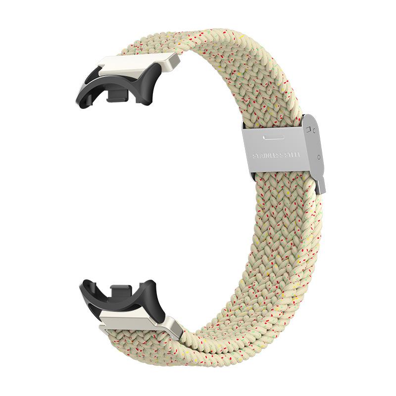 Braided Solo Loop for Xiaomi Smart Band 8 Bracelet Accessories Elastic Nylon Watchbands Replacement Correa Bracelet for Mi Band 8 Strap NFC