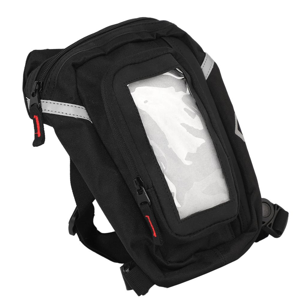 Велосипедная сумка для ног, водонепроницаемая, большой емкости, съемный карман для телефона с сенсорным экраном, поясная сумка для езды