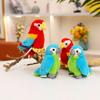 Simulation Plush Toy Parrot Bird Plush Stuffed Doll Children's Toy Cute Animal Birthday Toy Christmas Party Gift For Children