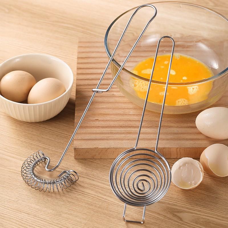 Stainless Steel Manual Egg Beater & Separator for Fast Whipping and Baking