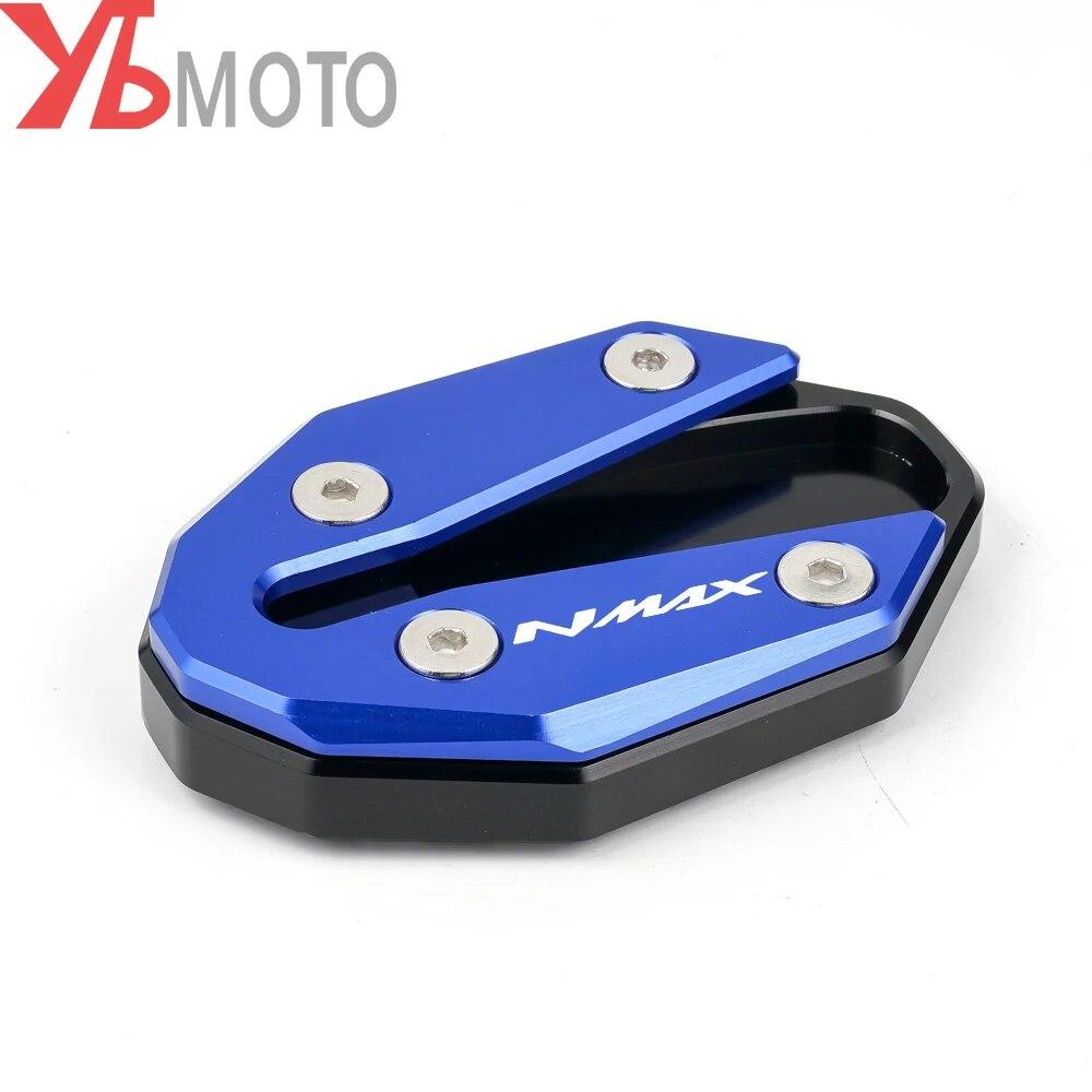 Логотип «NMAX» для YAMAHA NMAX155 NMAX125 NMAX 155 125, увеличитель боковой подставки с ЧПУ и вспомогательная подставка для мотоцикла