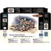 Master Box 1/35 Scale German Infantry Battle Scene (5 Figures) Eastern Front Series No. 1 Plastic Model Kit MB35102
