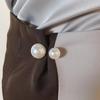 3/6/8PCS Double Head Pin Pearl Brooch Non-Slip Brooches New Waist Fastening Pins  Scarf Fastening