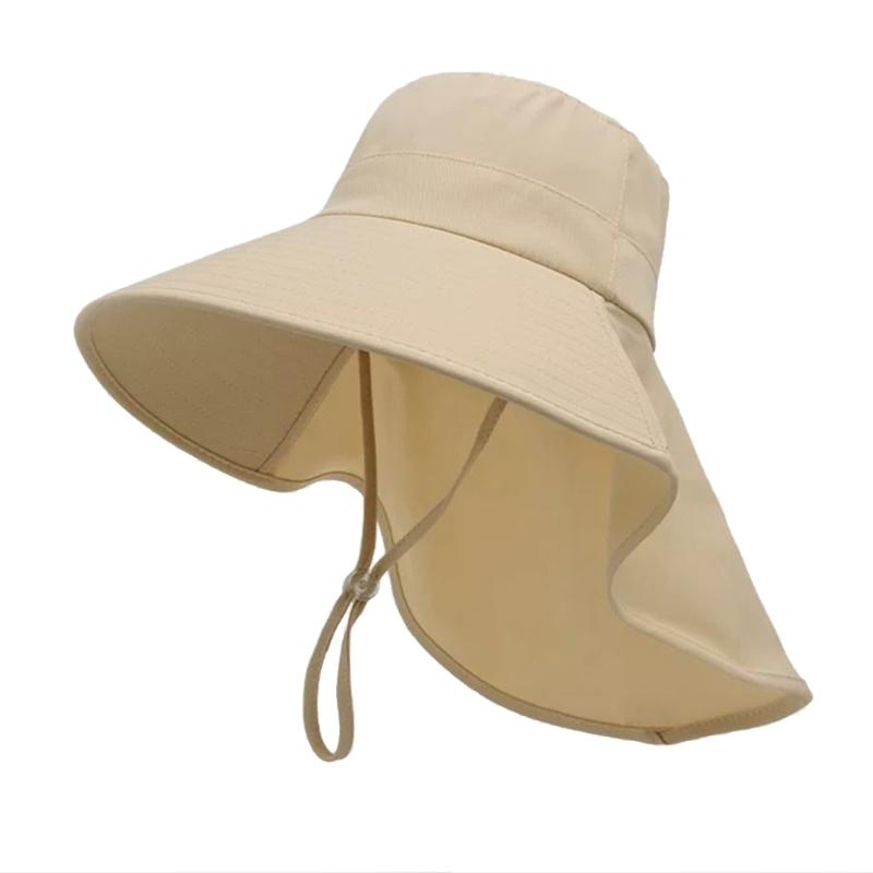 Дышащая шляпа от солнца для женщин, шляпа с защитой шеи и откидной частью для шеи, широкополая шляпа, регулируемая модная спортивная шляпа