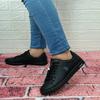 Женские мужские кроссовки U.S.Polo Franco Black Flat Sole Sneaker
