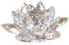 Lotus Flower Crystal Glass Ornament, Decorative Flower, Lotus, Feng Shui, Good Luck Suncatcher (10cm)