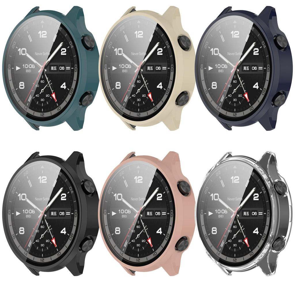 Glass + Protective Case for Oneplus Watch 2R All-around Bumper Cover