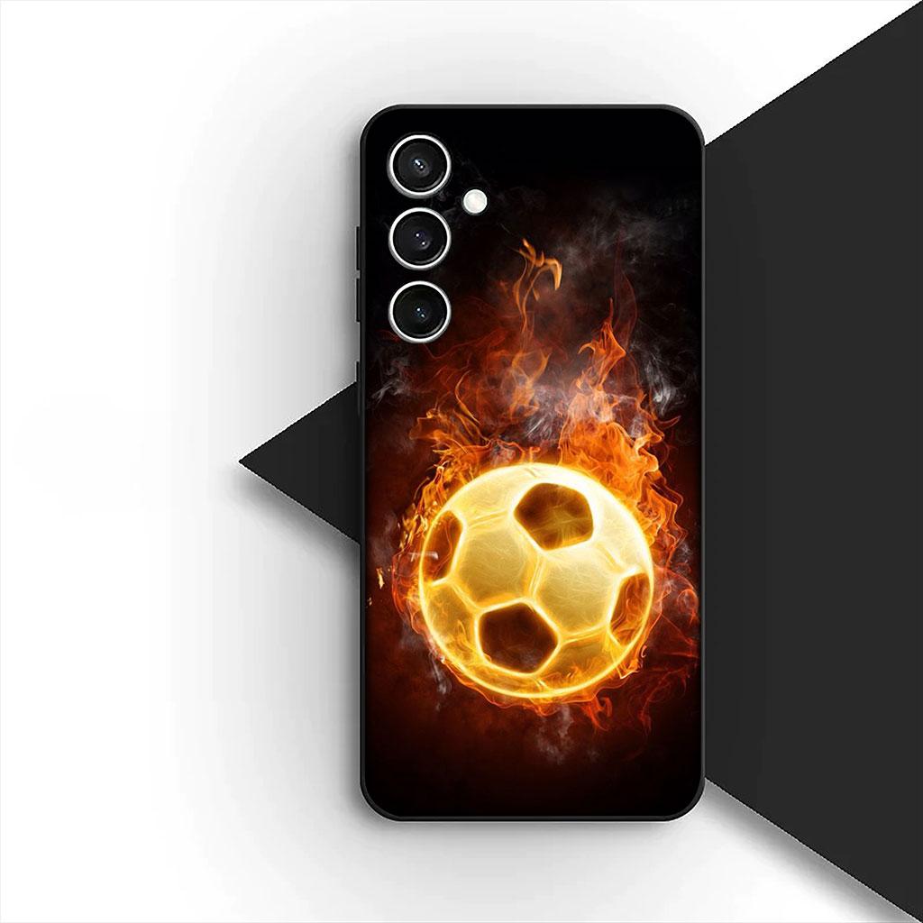 Футбольный мяч № 5 Чехол для телефона из силикона с номером 5 для Xiaomi Poco C75 C65 C71 C85 X7 X6 M7 F7 F8 Ultra F6 Pro Мягкий чехол
