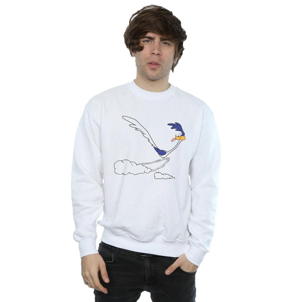 Looney Tunes Mens Road Runner Running Sweatshirt