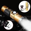 Professional USB Rechargeable Bicycle Flashlight LED Bike Waterproof +Holder