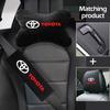 AVD4    Car exterior annual inspection stickers For Toyota Car Set Car Head Neck Rest Pillow Auto Seat belt Pads Headrest cover