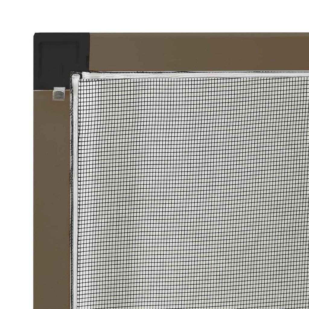 Window Insect Screen Brown 110 x 130 cm