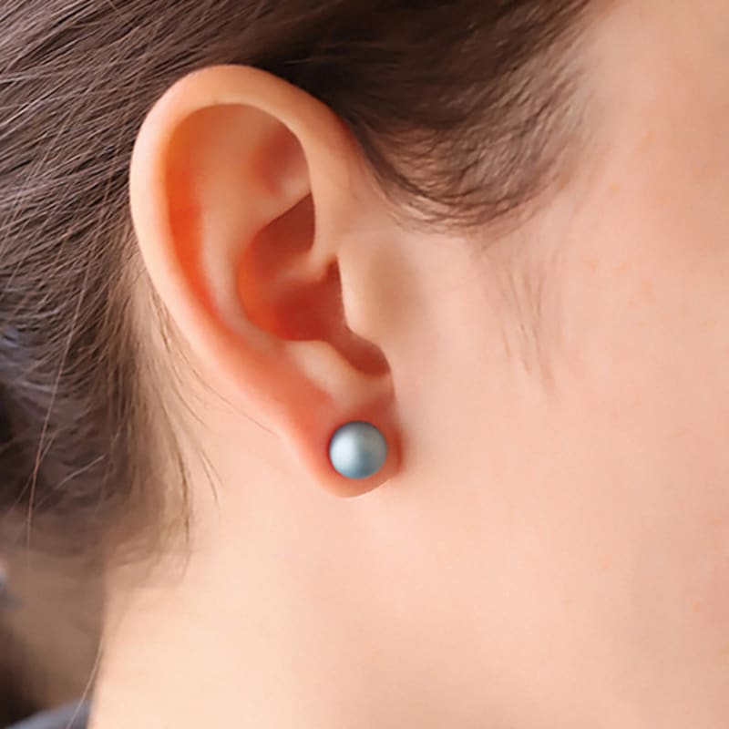 Серьги-шарики Dana Burton с тинтом Love_8 мм