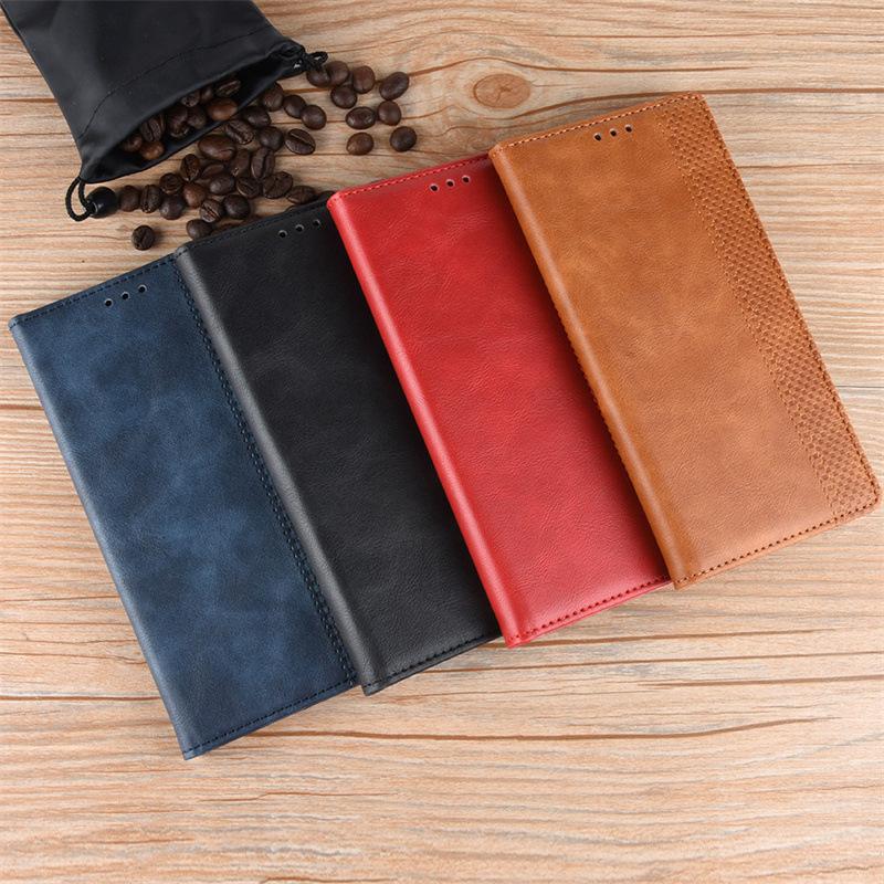 Флип-чехол для Blackview Color 8/Oscal Modern 8 кожаный чехол [Flip Vintage Leather] ударопрочный прочный ретро-чехол для телефона