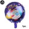 CUCU Rocket Astros Balloon Birthday Astronaut Spaceship Foil Balloons Cartoon Sci-Fi Space Anime Theme