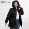 Gasman Новая модная женская пуховая куртка больших размеров, короткие повседневные парки с капюшоном и большими карманами, женское многоцветное пальто, верхняя одежда GM-82172