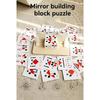 Kids 3D Mirror Imaging Puzzle Montessori Space Logical Thinking Trainting Matching Intellectual Game Parish Learn Resources Toys