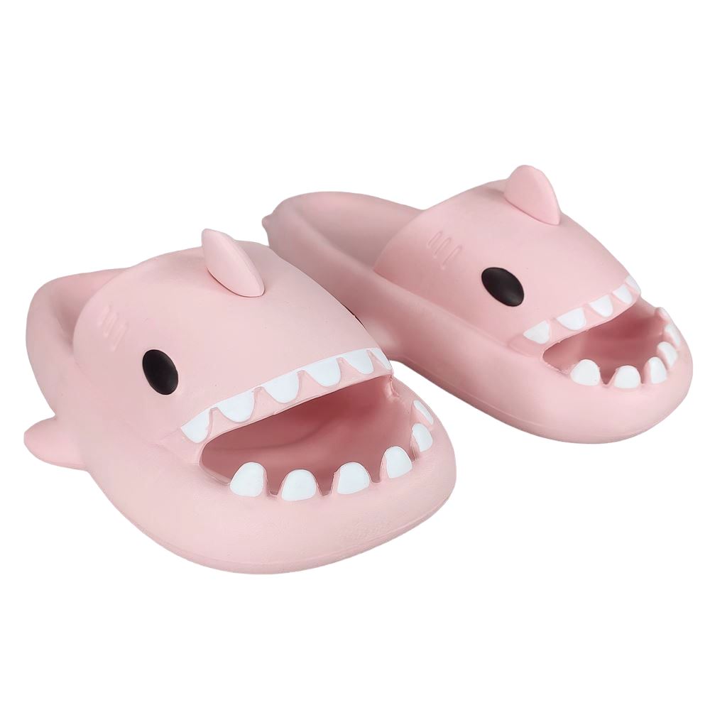 Women's and Men's Foam Shark Flip-Flops Pink 40/41