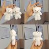 Adorable Blush Bear Plush Keychain Mini Stuffed Animal Gift Bag Charm Toy