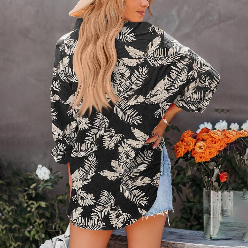 Womens Button Down Shirts Cotton Linen Long Sleeve Dress Shirts Casual Summer Tops Work Blouses