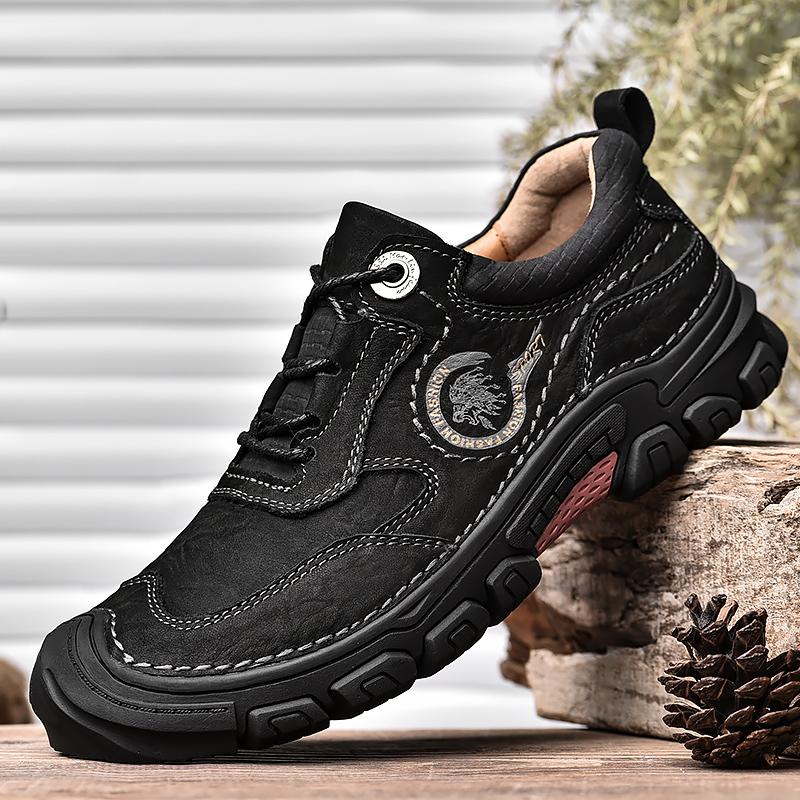 Мужская водонепроницаемая походная обувь, дорожная обувь, осенняя обувь для активного отдыха, нескользящая одежда, кроссовки, мужские, со шнуровкой, походная обувь для скалолазания, спортивная обувь для мужчин