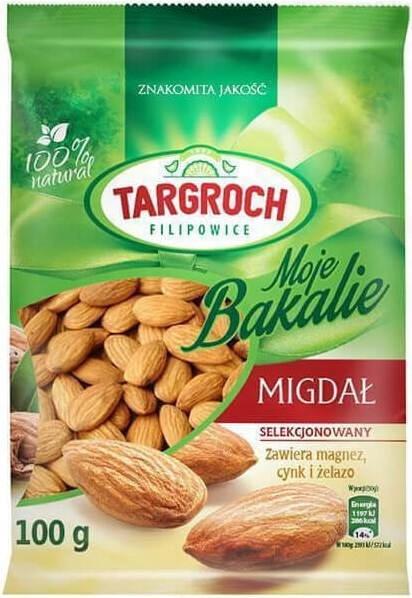 Almonds Tar-Peas Whole Nuts 100