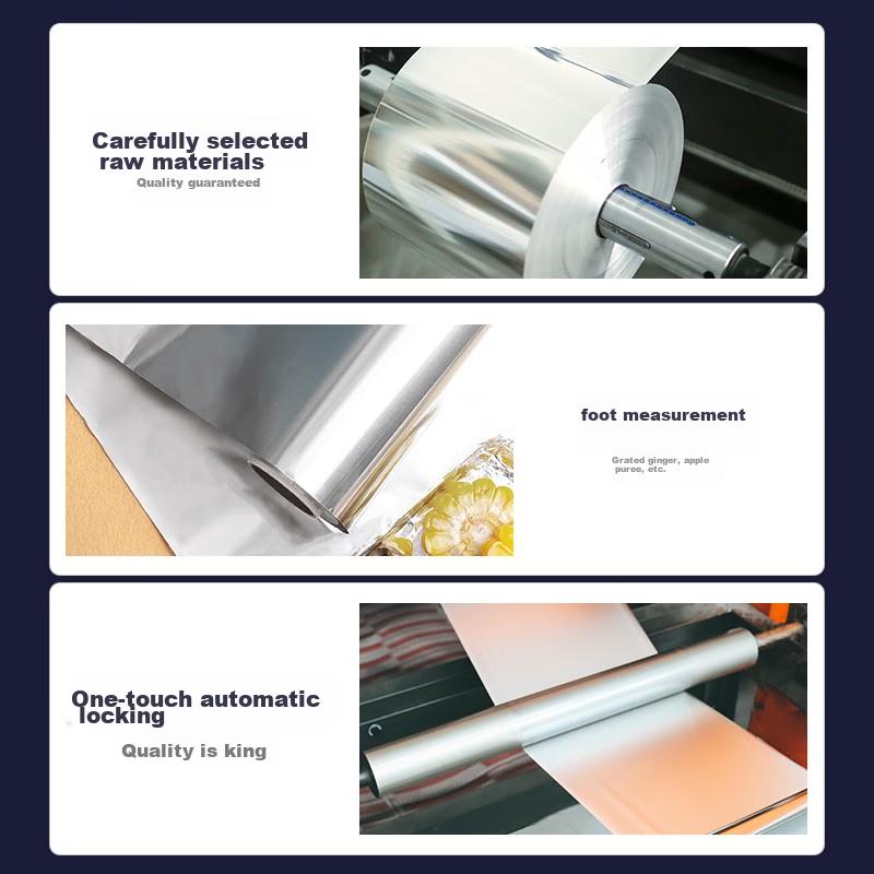 Jinghuisichuang Aluminum Foil Roll [30cm * 10m, 2 Rolls] Aluminum Foil for Air Fryer, Oven, Barbecue, Camping, Picnic