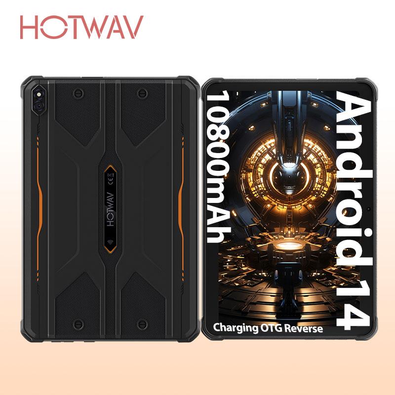 Новые защищенные планшеты HOTWAV R8 Android 14 10,1'' HD+10800 мАч 5 МП+13 МП камера 12(4+8)GB+128GB Зарядка OTG Обратный планшетный ПК