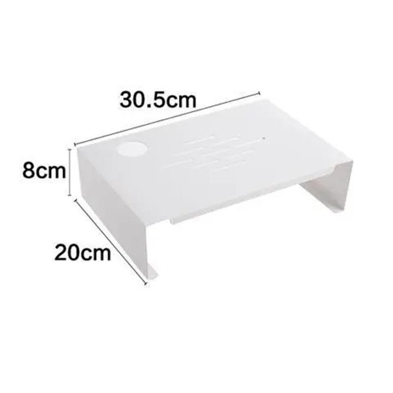 Metal Monitor Stand & Storage Shelf for Desktop and Laptop