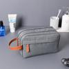 Large Capacity Stylish Oxford Fabric Cosmetic Pouch Portable Travel Storage Bag