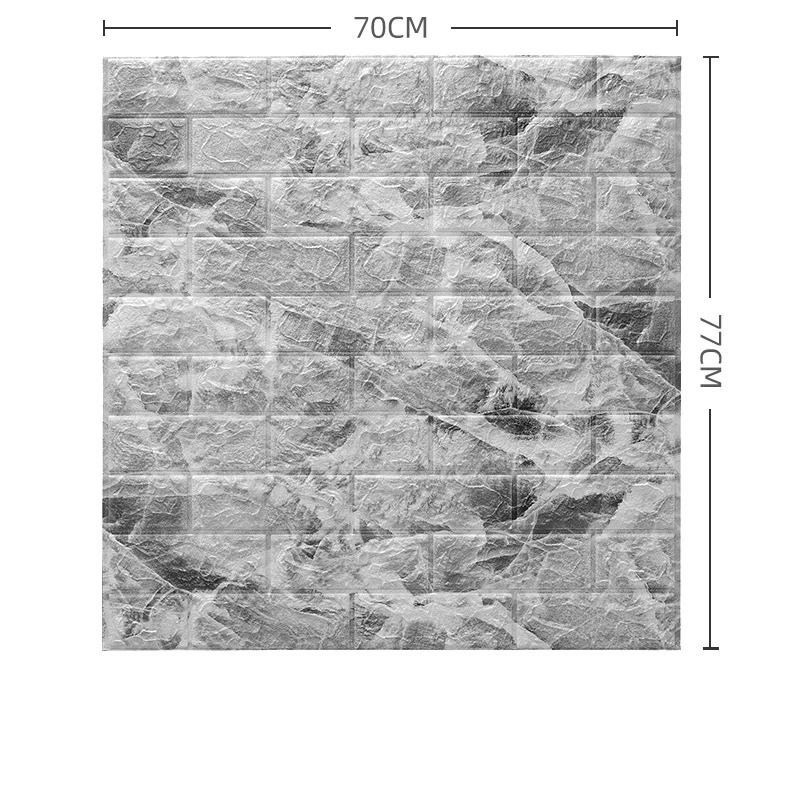 5/10 шт. 70*77 см 3D Обои под кирпич для гостиной, спальни, ТВ-стены, водонепроницаемые самоклеящиеся обои, пенопластовые наклейки на стену для DIY