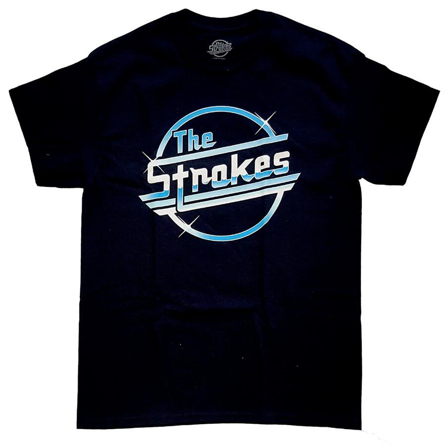The Strokes-OG Magna Logo-Black T-shirt