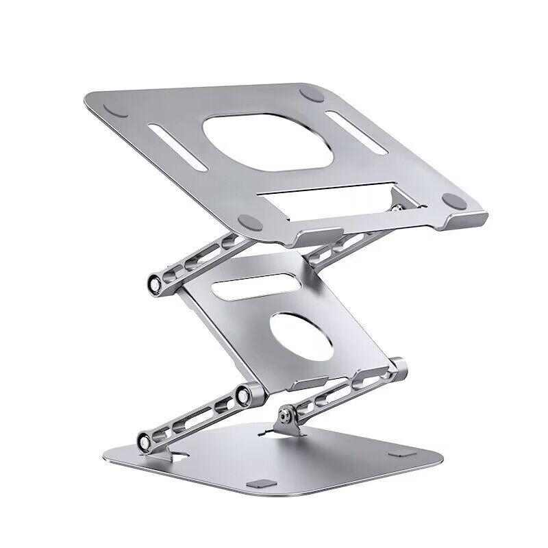 Складная подставка для ноутбука, регулируемая по высоте, полый охлаждающий кронштейн, поддержка алюминиевого сплава, вращающаяся на 360 градусов для ноутбука 11-17 дюймов
