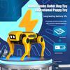Солнечная игрушка-робот для собак, подвижные суставы, электрическая ходьба, механическая игрушка для кошек, детская обучающая игрушка для сборки животных, подарок для мальчиков и девочек