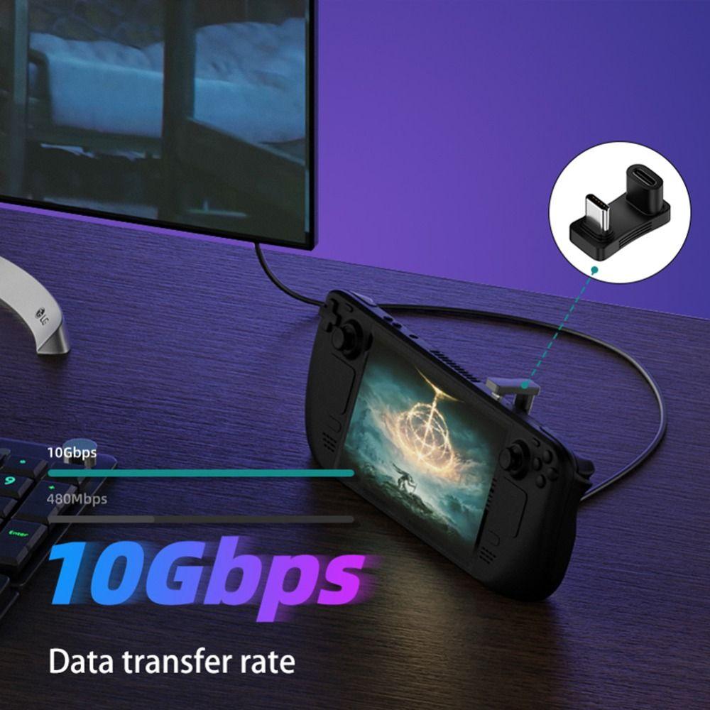 Аксессуары для игровой консоли Steam Deck USB C Converter 100 Вт Быстрая зарядка Type-C 3.1 Адаптер