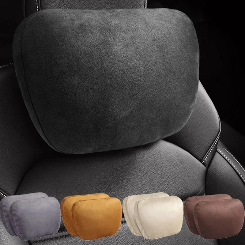 Подголовник автомобильный премиум-качества с поддержкой шеи, сиденье, дизайн Maybach S-класса, мягкий, универсальный, регулируемый, автомобильная подушка, подставка для шеи, подушка