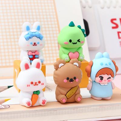 Милая мультяшная точилка для карандашей Kawaii Mini Pencil Sharpener Portable Pen Cutter Kids