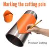 10 шт. Инструменты для разметки седловидного выреза круглых труб, Направляющая для резки металлических труб для торцовочной установки, Инструменты для контурной резки дугообразной кромки