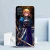 Чехол для телефона Fate Zero Stay Night Saber для Samsung Galaxy A52 A32 A22 A12 A51 A50S A30S A10S Note 20 Ultra 10 S10 Plus A31 A20 A7