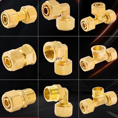 4-точечный алюминиево-пластиковый фитинг для труб 1216 труба солнечного водонагревателя внутренняя/наружная резьба редукционный тройник