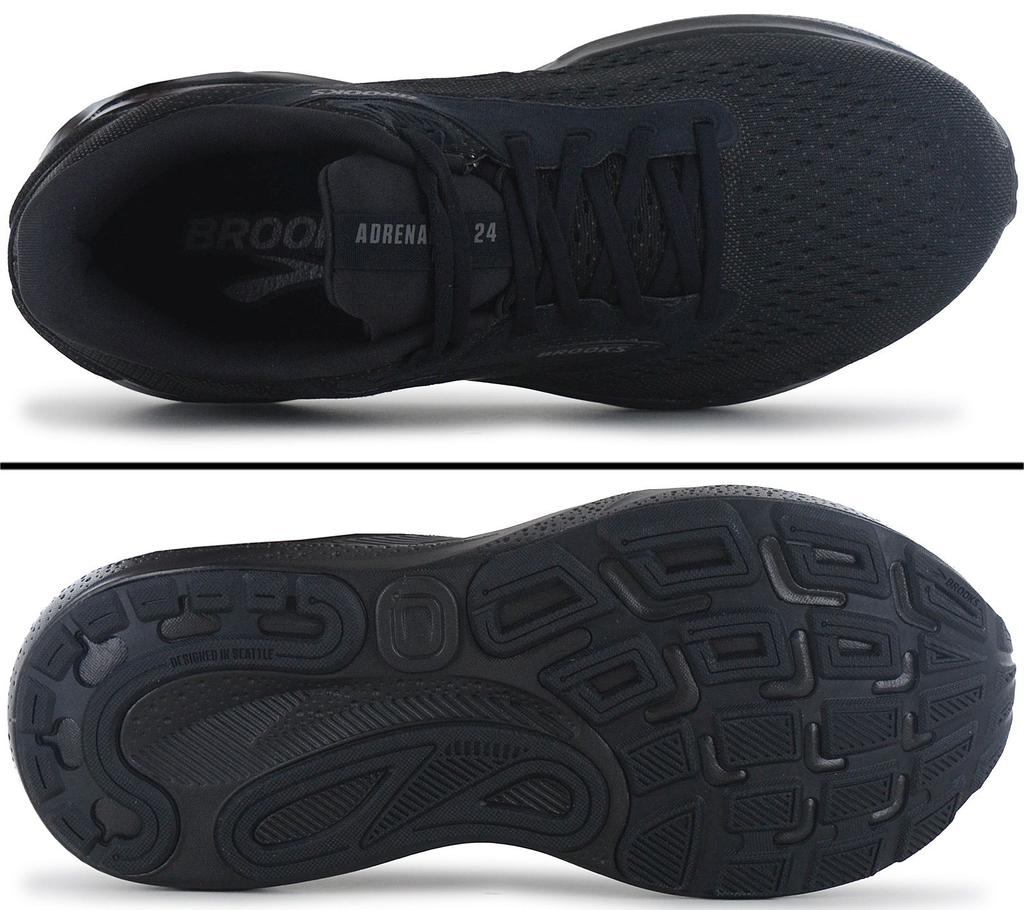 Brooks Adrenaline GTS 24 - 4E Широкие - Мужские кроссовки для бега Черные 1104374E-020 ОРИГИНАЛ