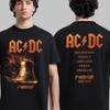 AC DC PWR UP 2025 Австралийский Тур Продукт Футболка Летняя Мужская Женская Повседневная Мода Дышащая Чистый Хлопок Футболка